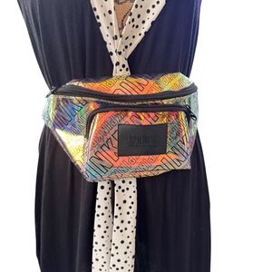 PINK Victoria's Secret Fanny Pack Iridescent Belt Bag Front Pocket EUC
12x5x4.5"